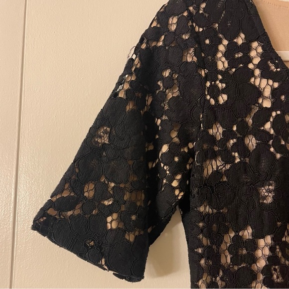 NBD Take Your Time Black Lace Open Back Dress - Picture 6 of 10